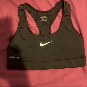 Nike Black Dri-FIT Racerback Sports Bra